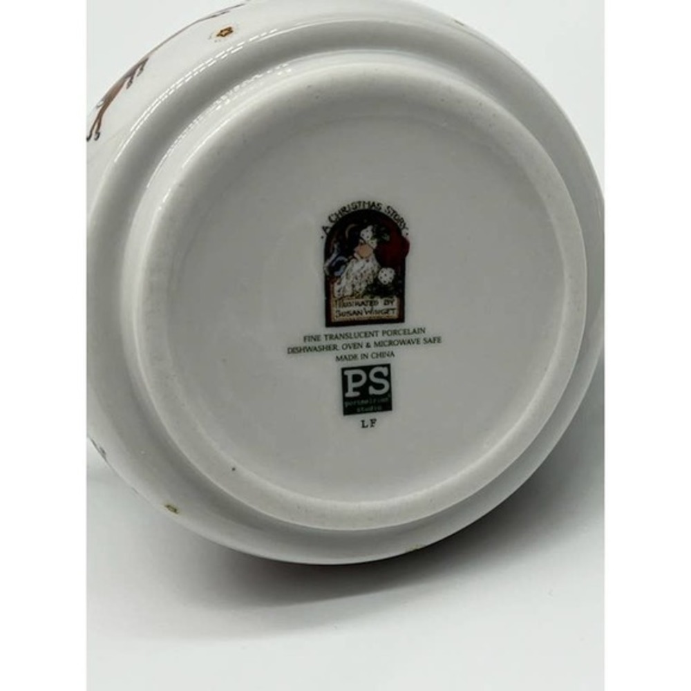 Portmeirion Studios Fine Translucent Porcelain Mini Christmas Teapot - Picture 10 of 10